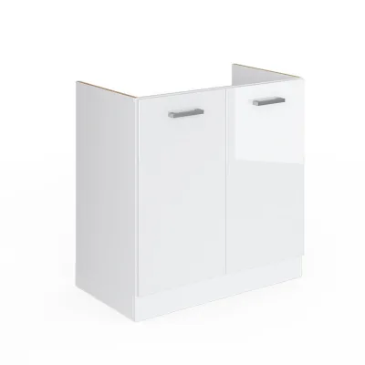 Vicco Spülenunterschrank Weiß Hochglanz 80x81.6x46 cm