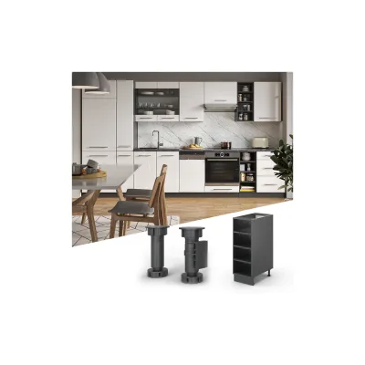 Vicco Küchenregal Anthrazit, Anthrazit 30x82x50 cm