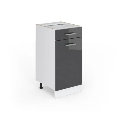 Vicco Unterschrank Weiß, Anthrazit 40x81.6x46 cm
