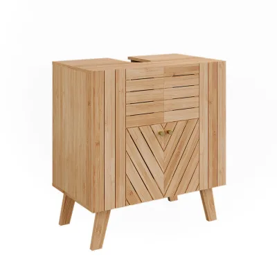 Vicco Waschbeckenunterschrank Natur 60x65x36 cm