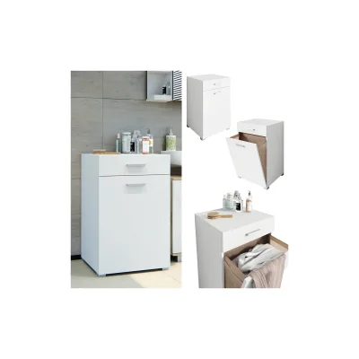 Vicco Badschrank Weiß 50x78.5x45 cm