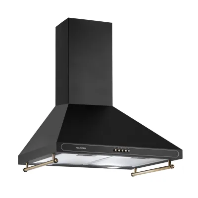 Victoria Dunstabzugshaube 60cm Retro-Design 630m³/h 2 LED-Lampen Schwarz