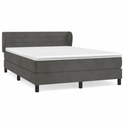vidaXL Boxbett Weiß 180x200 cm