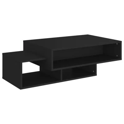 vidaXL Couchtisch Schwarz 105x32x55 cm