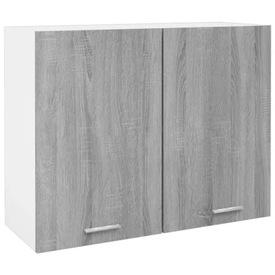 vidaXL Küchenoberschrank Silbereichen 80x60x31 cm