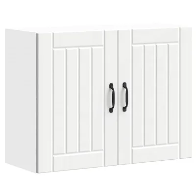 vidaXL Küchenoberschrank Weiß 80x60x31 cm