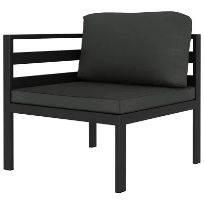 vidaXL Modular-Sofa-Eckteil Anthrazit 70x64.5x70 cm