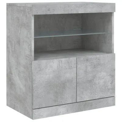 vidaXL Sideboard Hellgrau 60x67x37 cm