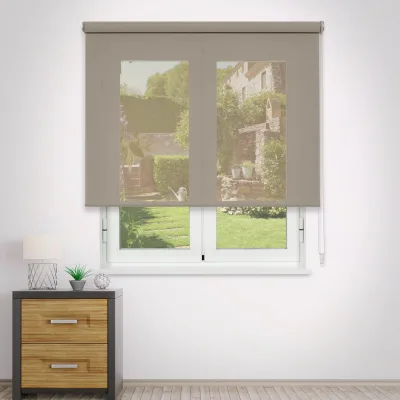 Viewtex Seitenzugrollo Beige 180x250x250 cm