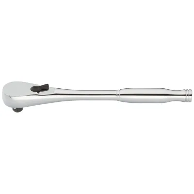 VIGOR Feinzahn-Umschaltknarre, Standard, 1/4 (6,3 mm) Vierkant massiv, 150 mm