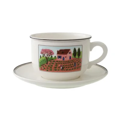 Villeroy & Boch Cappuccinotasse Mehrfarbig 16.8x9.3x16.8 cm