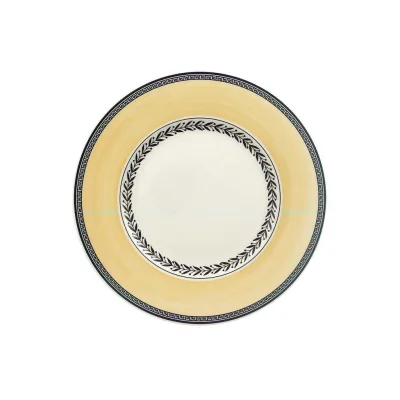 Villeroy & Boch Frühstücksteller Weiß, Grau, Gelb