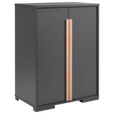 Vipack Kinderkleiderschrank Anthrazit 86x116.2x56 cm