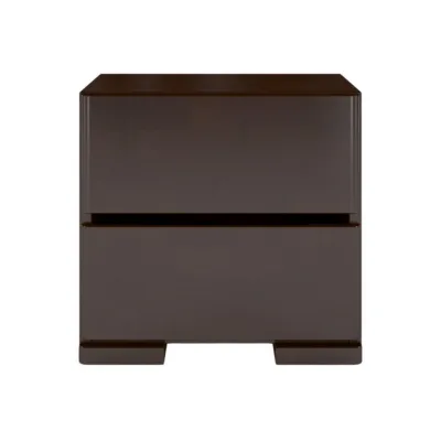 Visby Massivholznachttisch Wenge 40x38x34 cm
