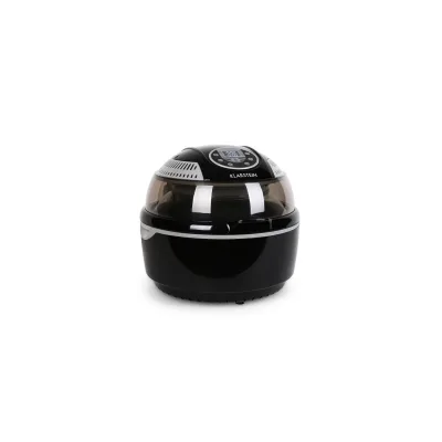 VitAir Heißluftfritteuse schwarz 1400W Grillen Backen 10 Liter Schwarz