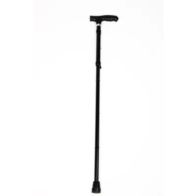 Vital Comfort Reisestock faltbar, mit Licht, schwarz