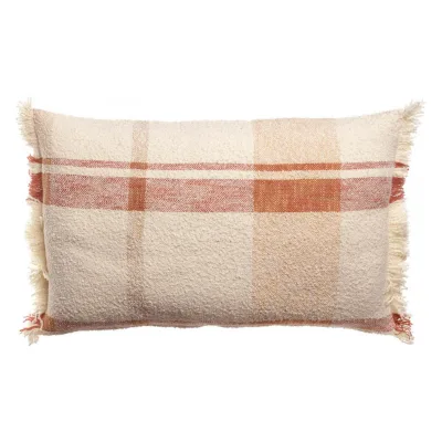 Vivaraise Jacquard-Kissen Beige, Orange 40x65 cm