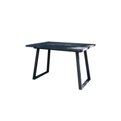 Vladon Esstisch Schwarz 160x75x80 cm