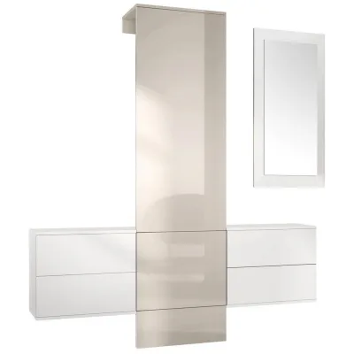 Vladon Garderobe Sand 157x193x35 cm