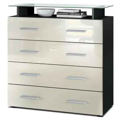 Vladon Kommode Creme 76x81x35 cm