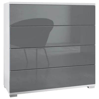 Vladon Kommode Grau 76x76x35 cm