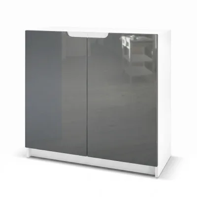 Vladon Kommode Grau 82x78x37 cm