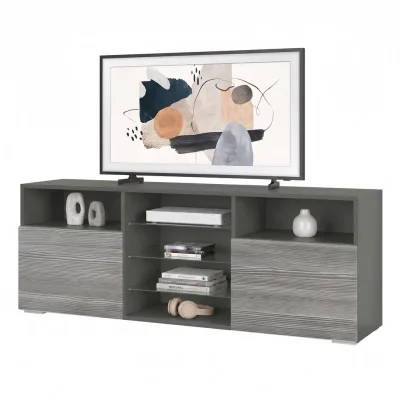 Vladon Lowboard Anthrazit 146x54x35 cm