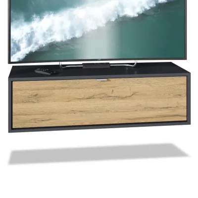 Vladon Lowboard Eiche 100x29x37 cm