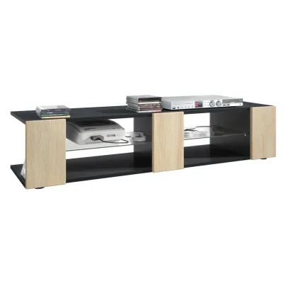 Vladon Lowboard Eiche San Remo 135x30x39 cm