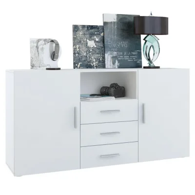 Vladon Sideboard Weiß 138.5x71.5x35 cm