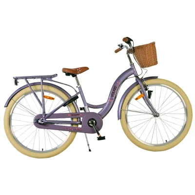 Volare Kinderfahrrad Blossom für Mädchen 26 Zoll Kinderrad in Lila, Nexus 3 Gänge