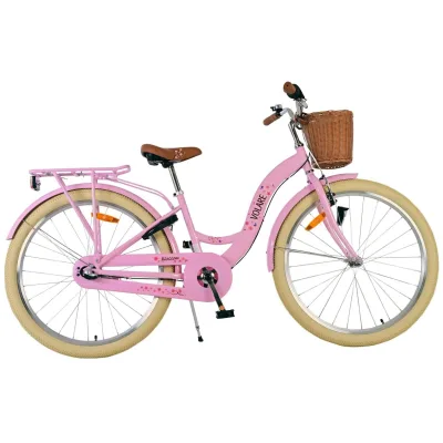 Volare Kinderfahrrad Blossom für Mädchen 26 Zoll Kinderrad in Rosa, Nexus 3 Gänge