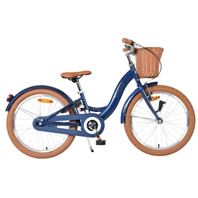Volare Kinderfahrrad Ashley für Mädchen 20 Zoll Kinderrad in Blau