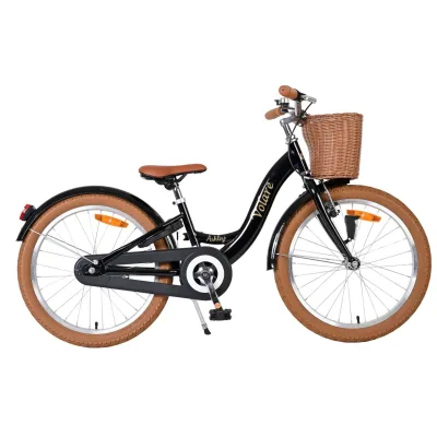 Volare Kinderfahrrad Ashley für Mädchen 20 Zoll Kinderrad in Schwarz