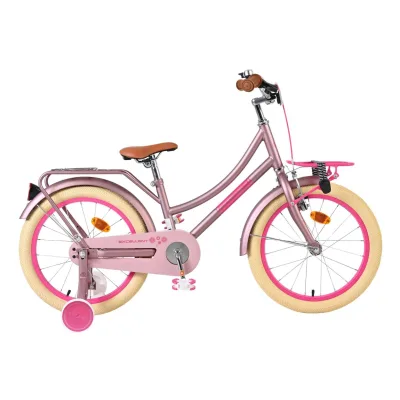 Volare Kinderfahrrad Excellent für Mädchen 18 Zoll Kinderrad in Mattrosa