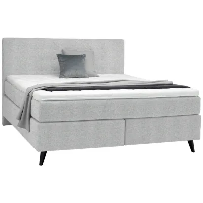 Voleo Boxspringbett Hellgrau 160x200 cm