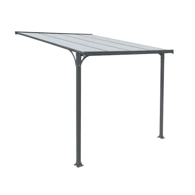 Home Deluxe Vordach Anthrazit 294x258x150 cm