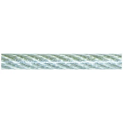 Vormann Stahldrahtseil kunststoffummantelt, verzinkt, 3/4 mm