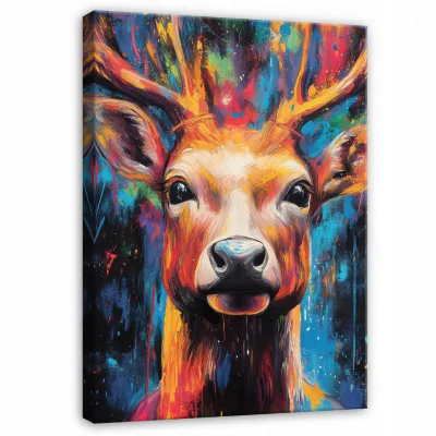 Wallarena Leinwandbild Mehrfarbig 70x100 cm