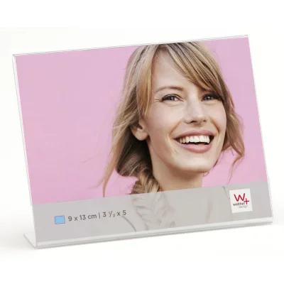 walther design Bilderrahmen Transparent 10x13.3x3 cm