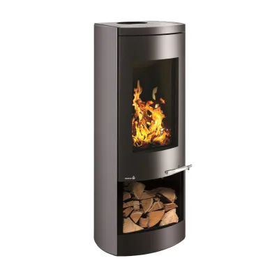 Wamsler Kaminofen Motho - Stahl Schwarz, 8 kW