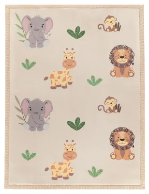 Waschbarer kinderteppich Emilio beige 140x200 cm