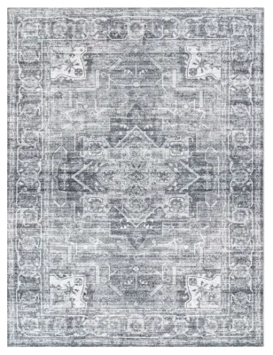 Waschbarer teppich Cambria grau 60x100 cm