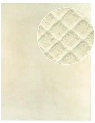 Waschbarer teppich Rotella creme 120x160 cm