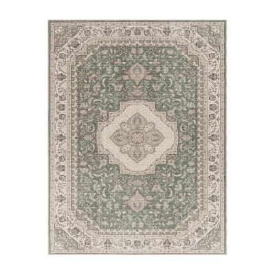 Waschbarer teppich Sami grün 160x220 cm