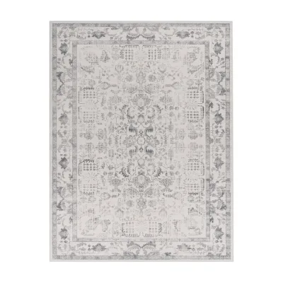 Waschbarer teppich Sami silber 80x150 cm