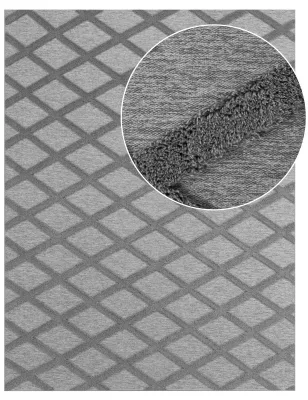 Waschbarer teppich Utah grau 200x280 cm