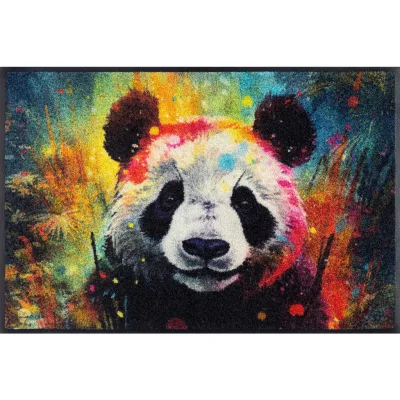 wash+dry FUßMATTE Pandy McPanda Mehrfarbig 50x75 cm