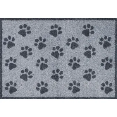 wash+dry FUßMATTE Paws Grey Grau 60x85 cm