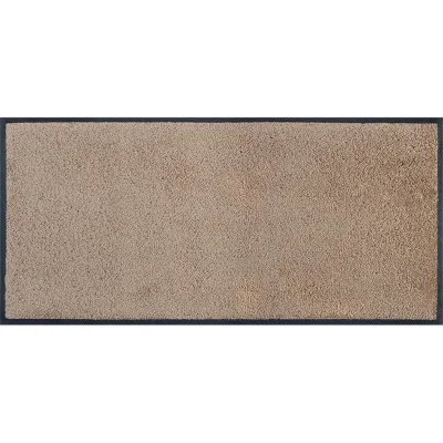 wash+dry FUßMATTE Taupe Beige 35x75 cm
